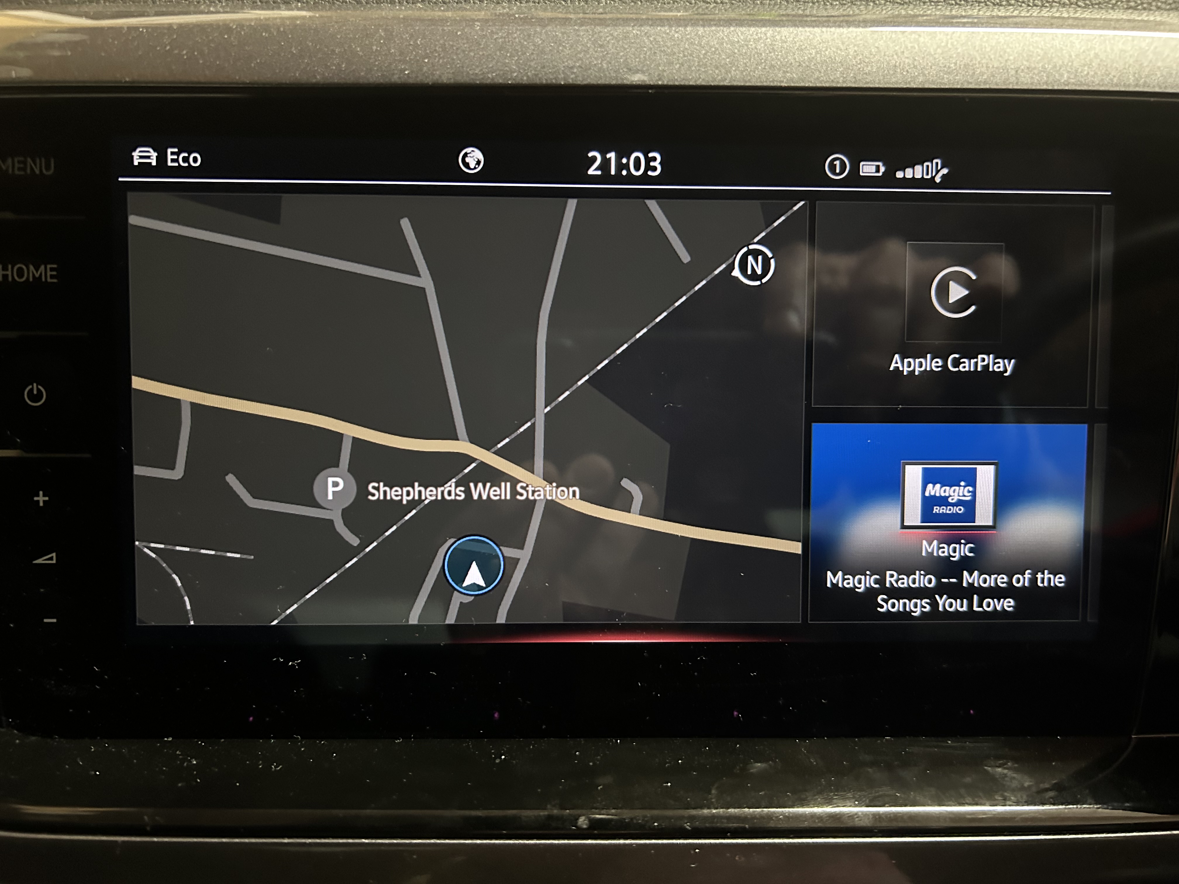 Photo of gti facelift Infotainment Screen