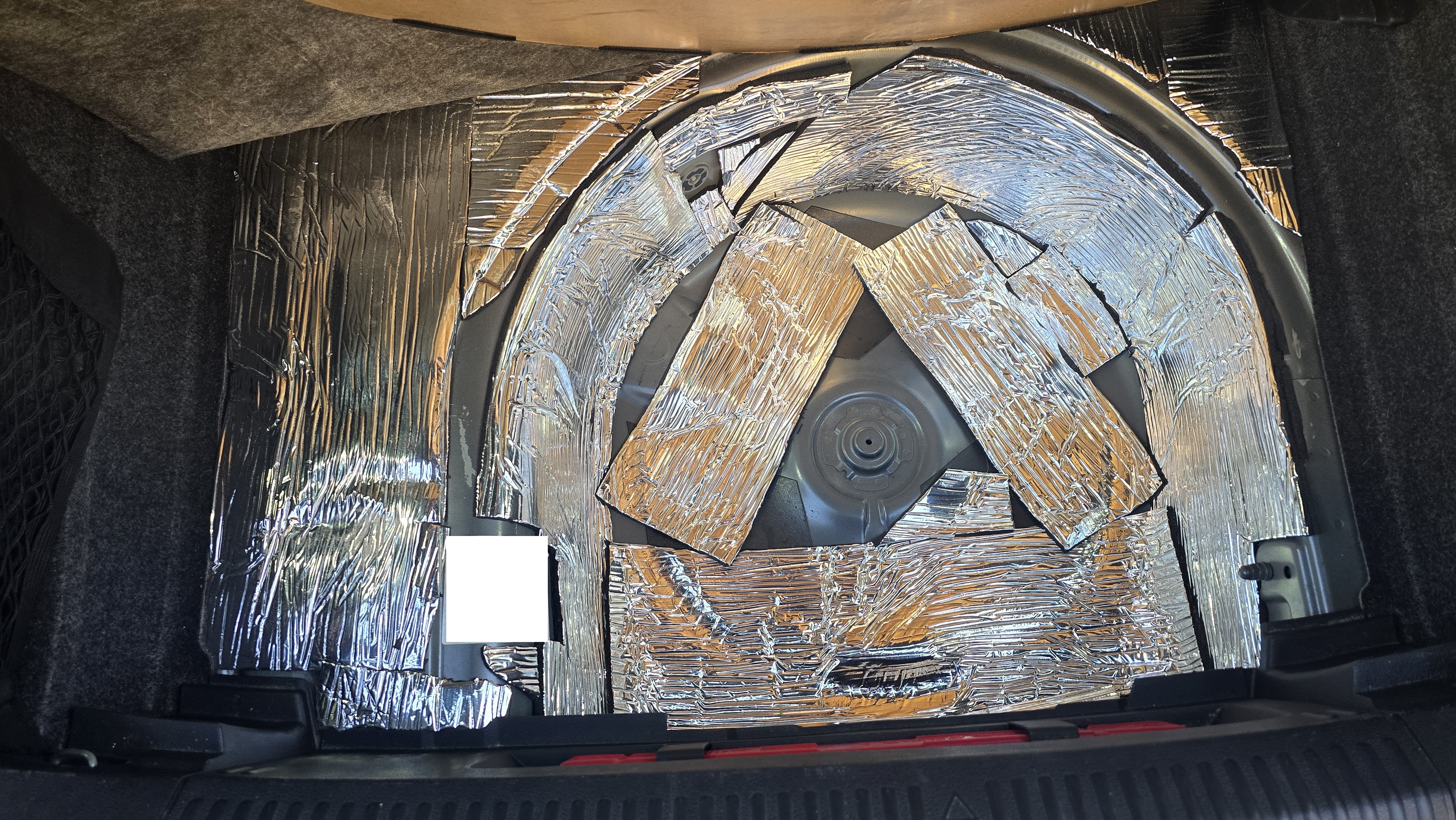 Trunk space insulating