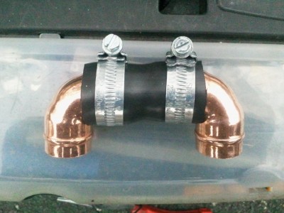 Bypass tube (before fitting)